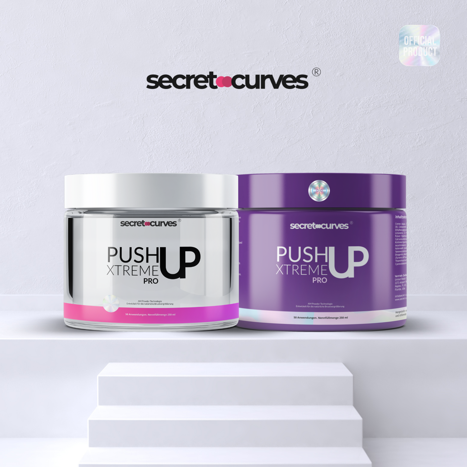 NEU! Secret Curves Push-Up Creme Pro Extreme 125ml – für eine natürlich vollere und straffere Brust in wenigen Wochen