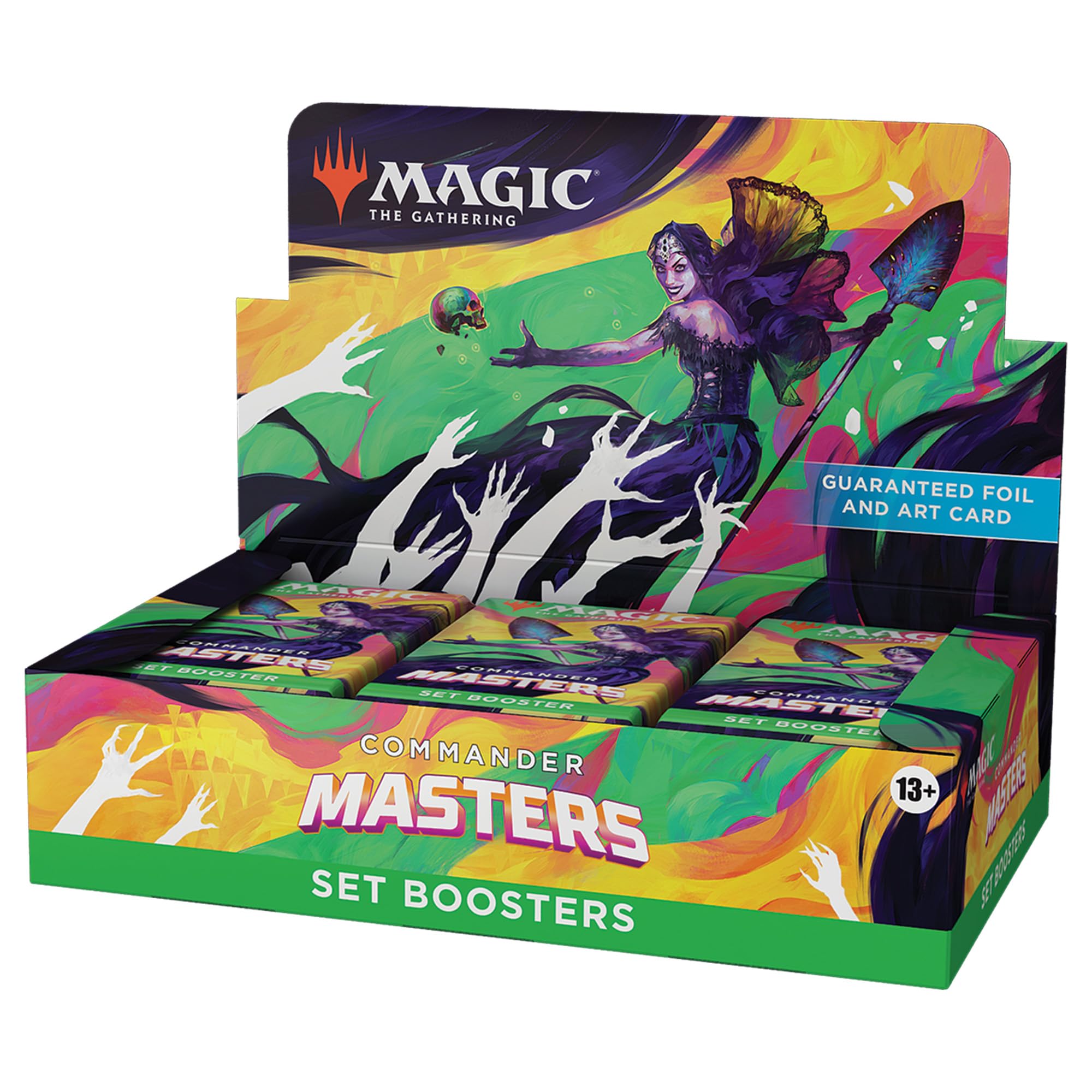 Magic: The Gathering Commander Masters Set Booster Box, 24 Packs (360 Magic Cards - English Version)