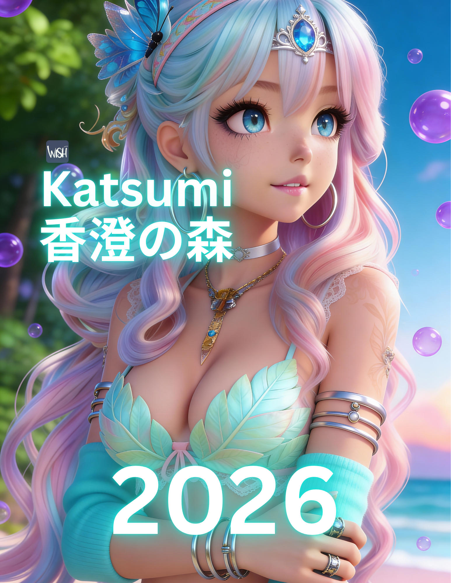 Katzumi 香澄の森 - Artwork Kalender 2 -  2026 Bundle inkl. Wallpaper & Sounds of the Forest