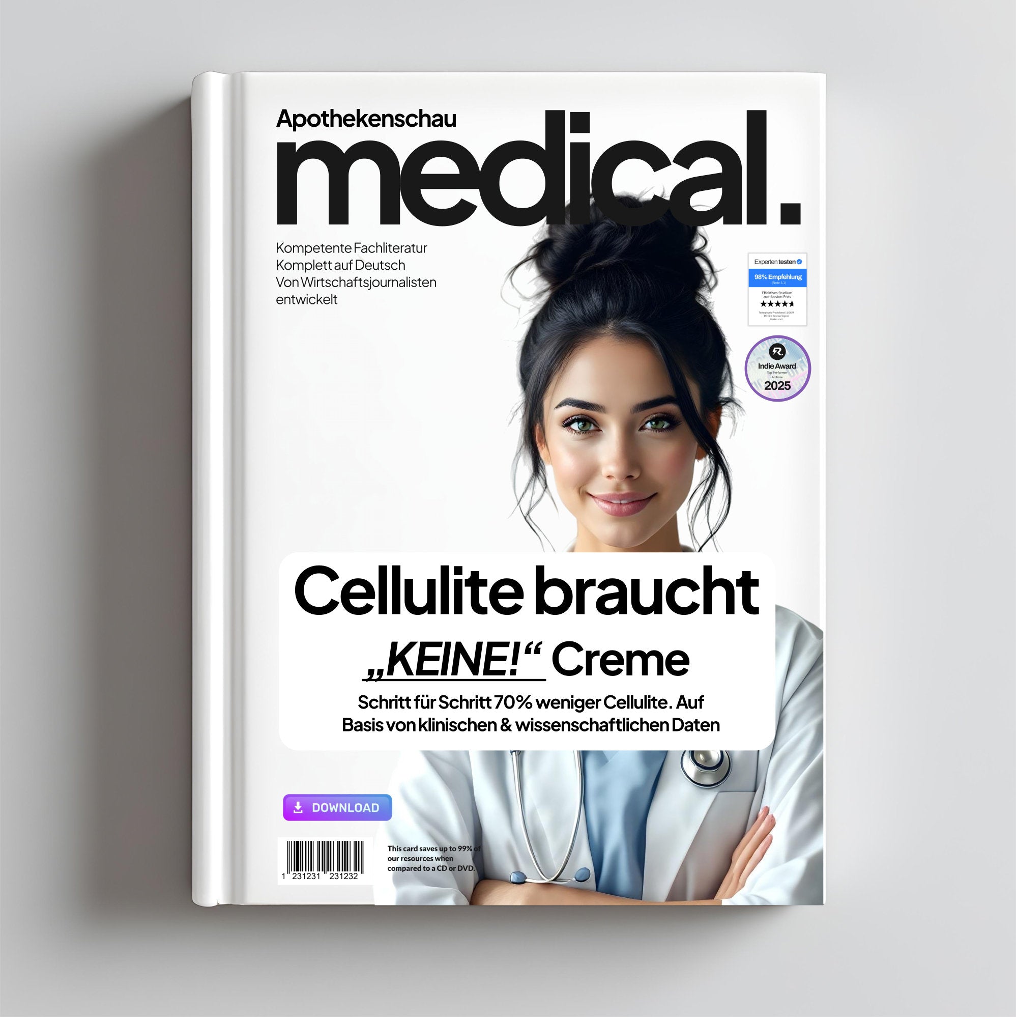 Cellulite DNA Kit+. powered by Apothekenschau. Cellulite in 6 Wochen effektiv um 60% reduzieren. Inkl. Buch, Anleitung, unbegrenztem Zugang uvm.