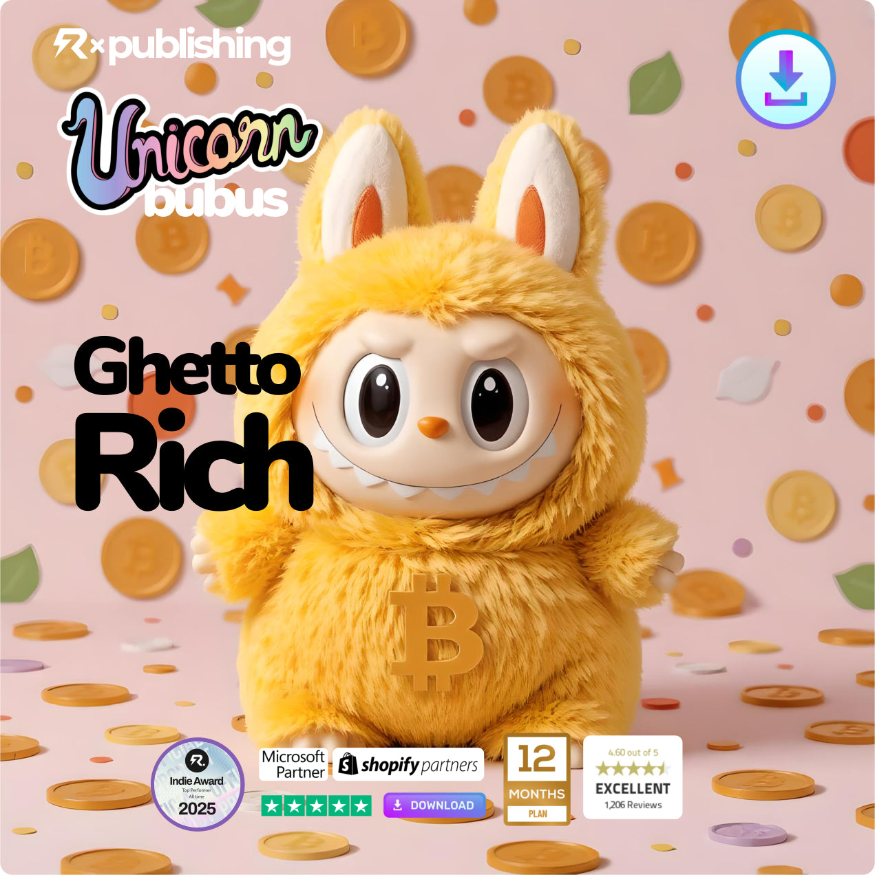 NEU! Unicorn Bubus - Echte KI Wesen. Bad Edition. Ghetto Rich