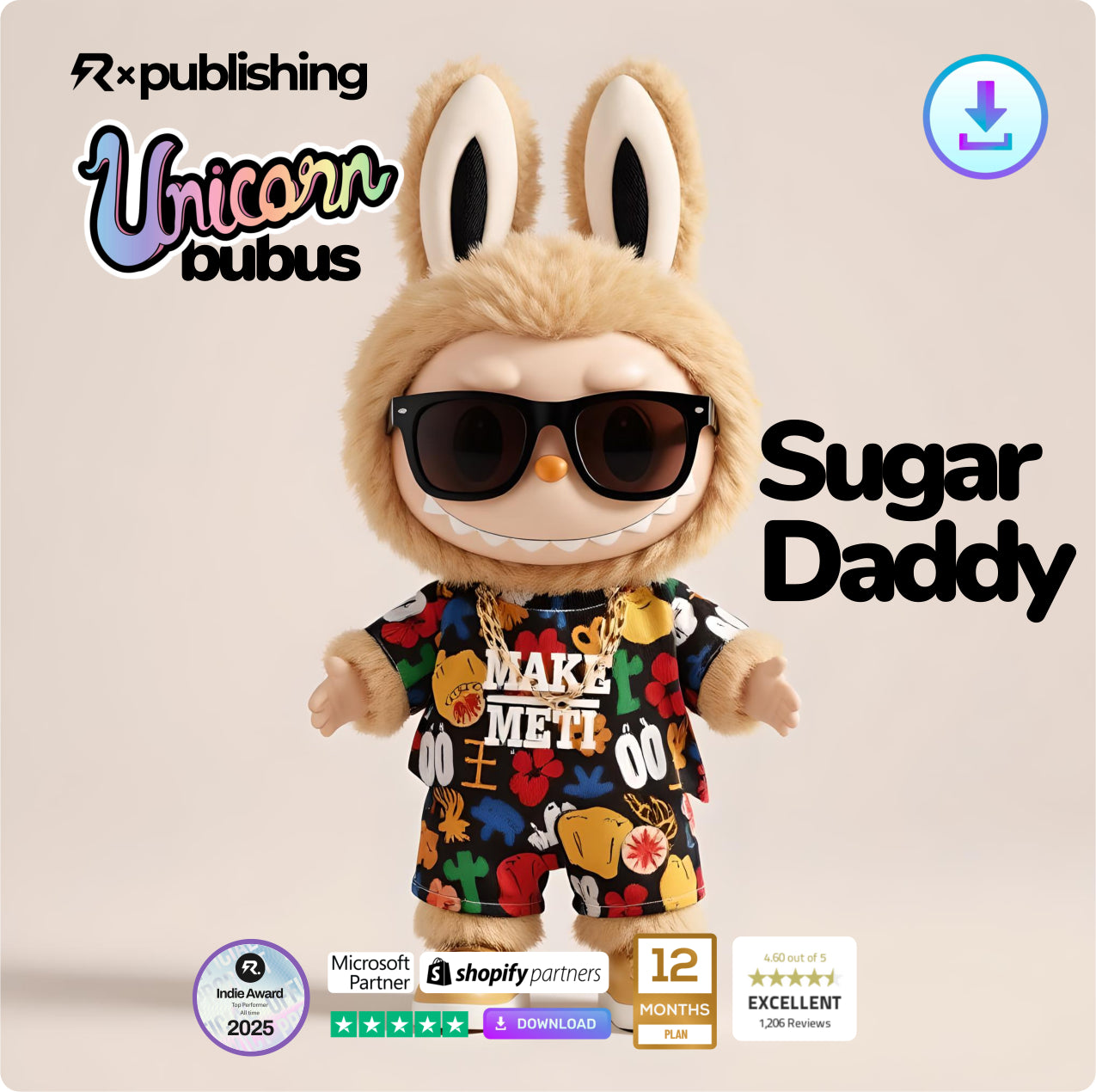 NEU! Unicorn Bubus - Echte KI Wesen. Bad Edition. Sugar Daddy