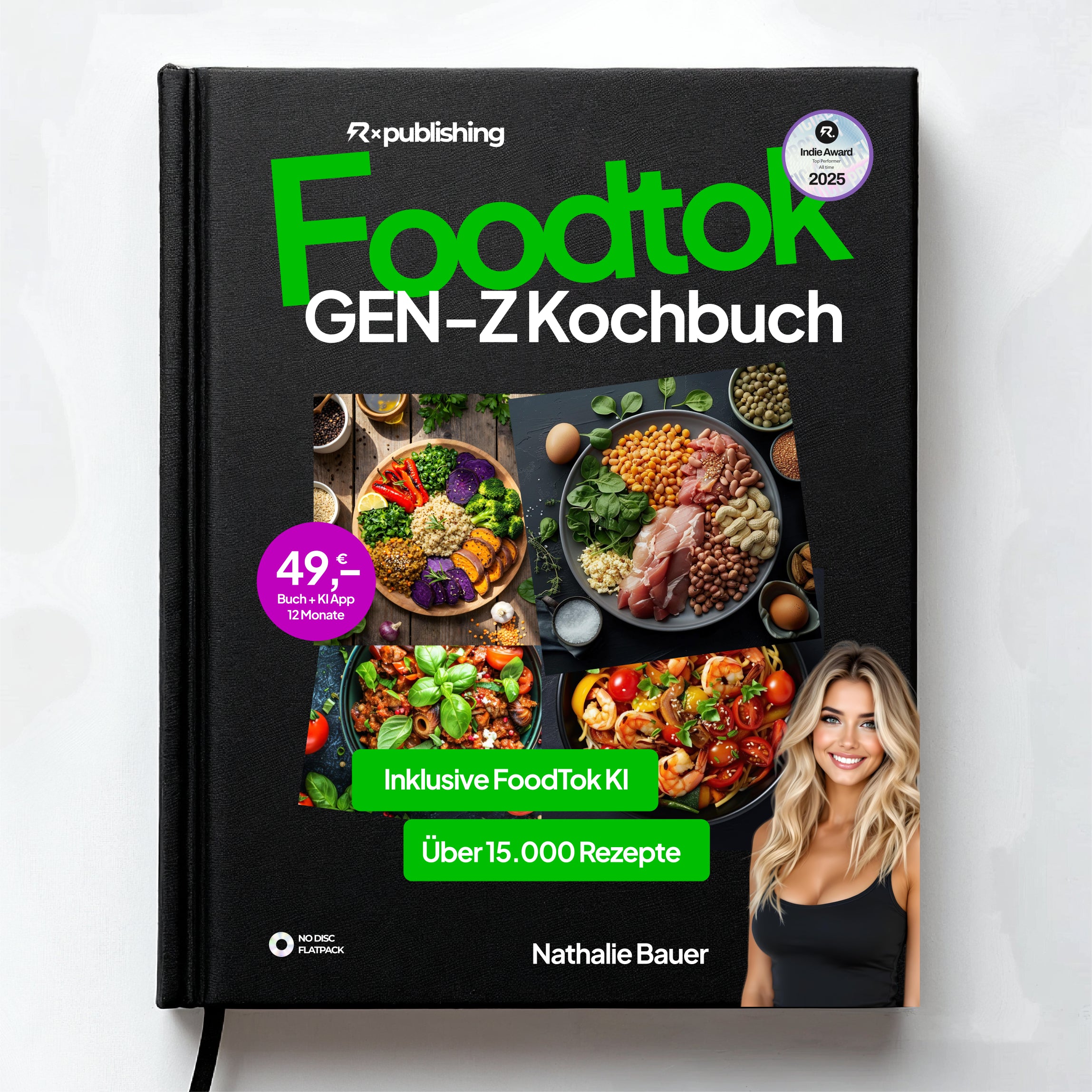 Neu: Foodtok. Kochen als Gen-Z+ App. 8.000 Rezepte. 12 Monate on Demand + Buch