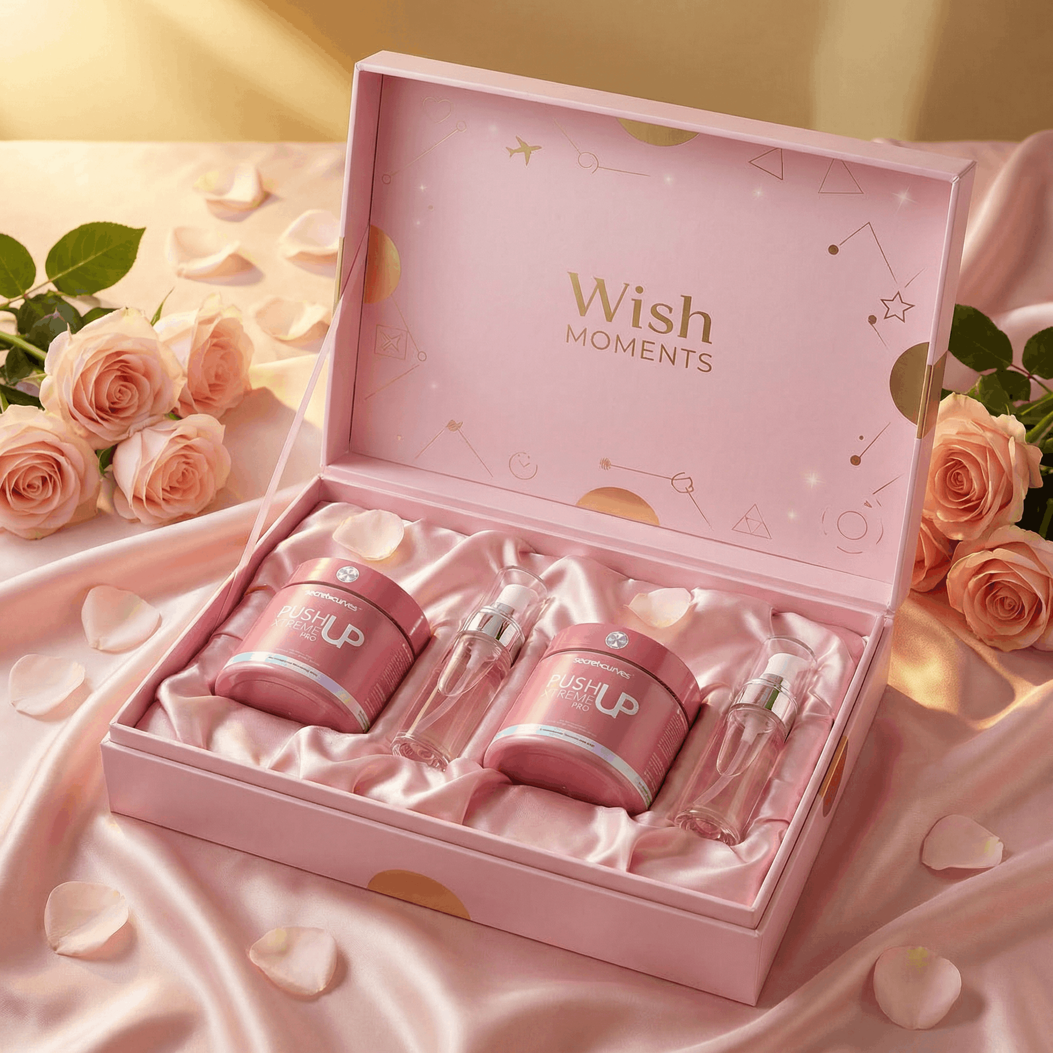 Secret Curves DUO Push-Up Creme Pro Elixier mit Primer. Orchideen Stammzellen Technologie