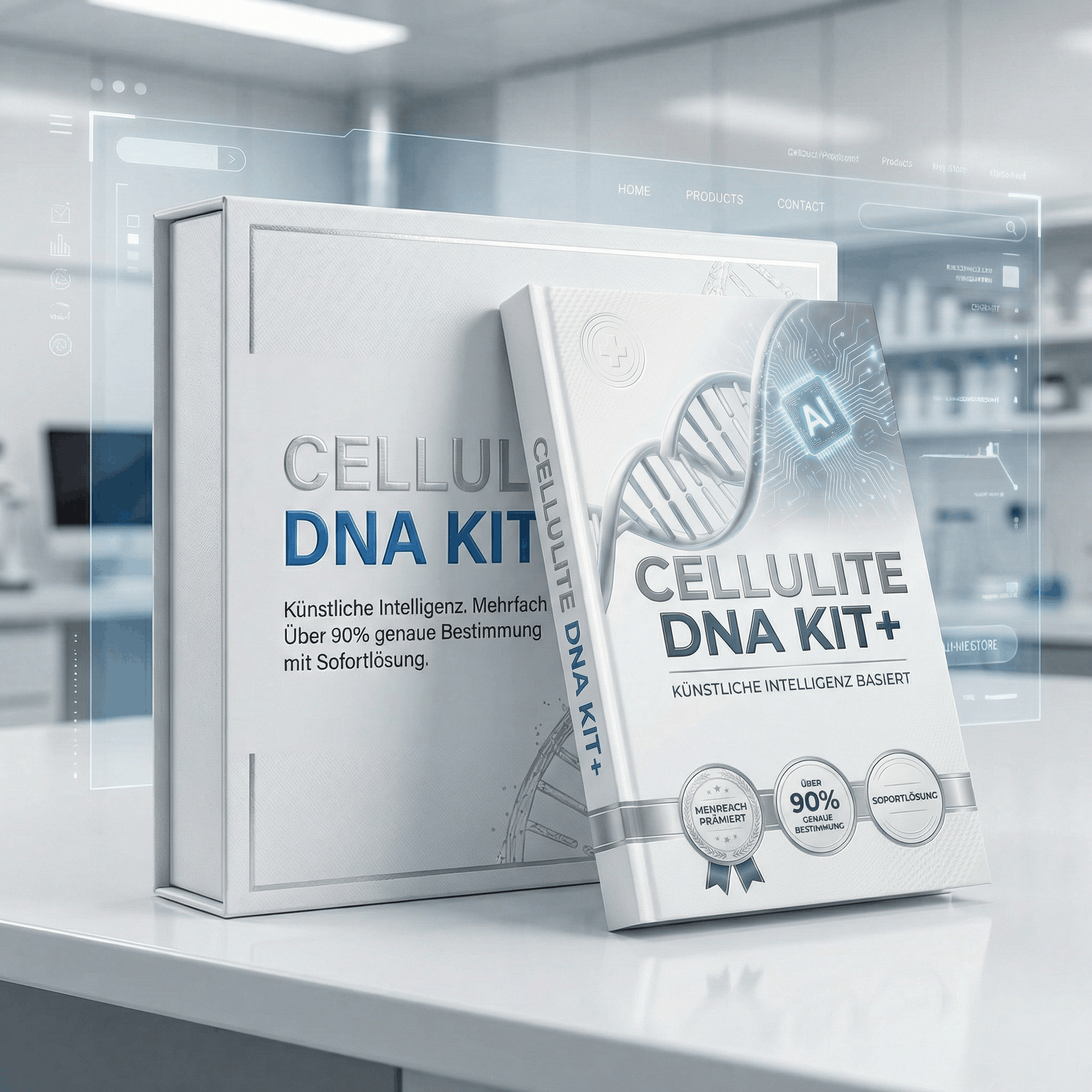 Cellulite DNA Kit+. powered by Apothekenschau. Cellulite in 6 Wochen effektiv um 60% reduzieren. Inkl. Buch, Anleitung, unbegrenztem Zugang uvm.