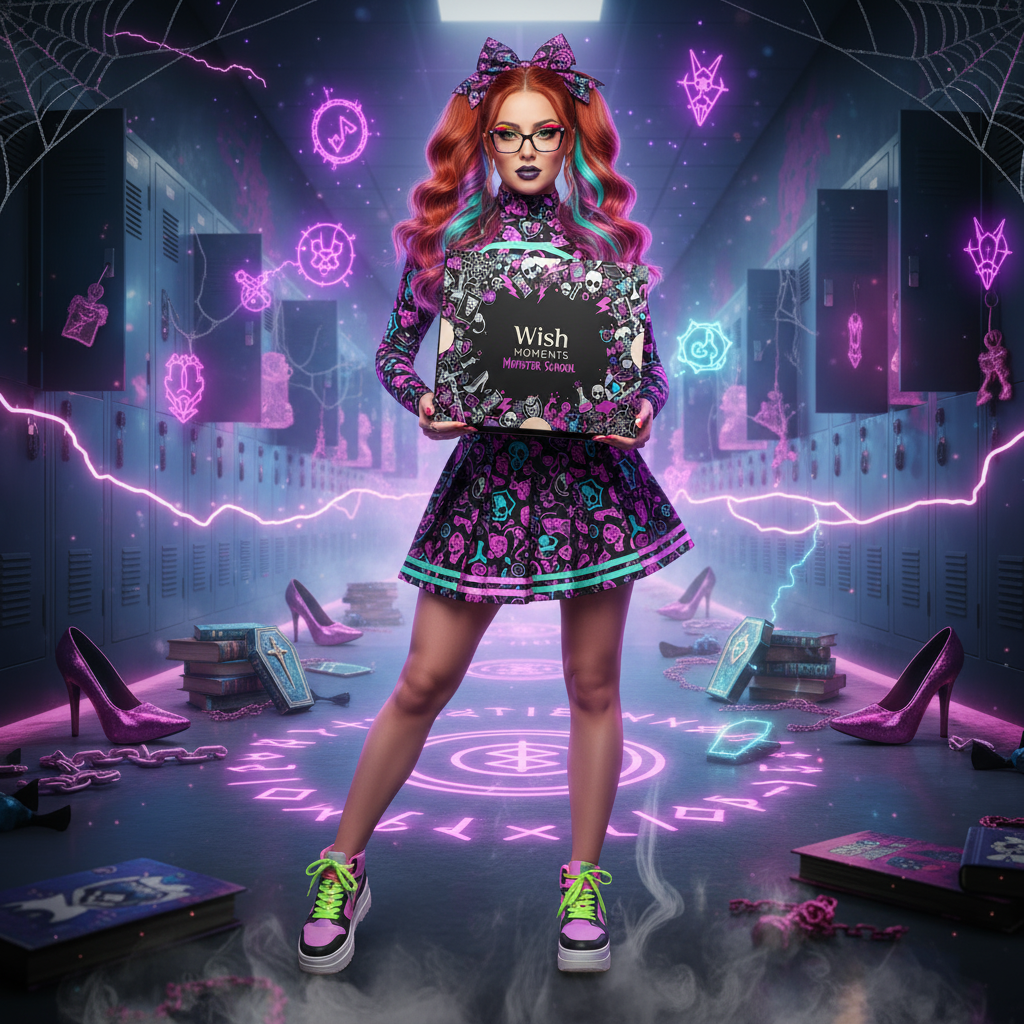 🕸️💜 WISH MOMENTS – MONSTER SCHOOL EXPERIENCE