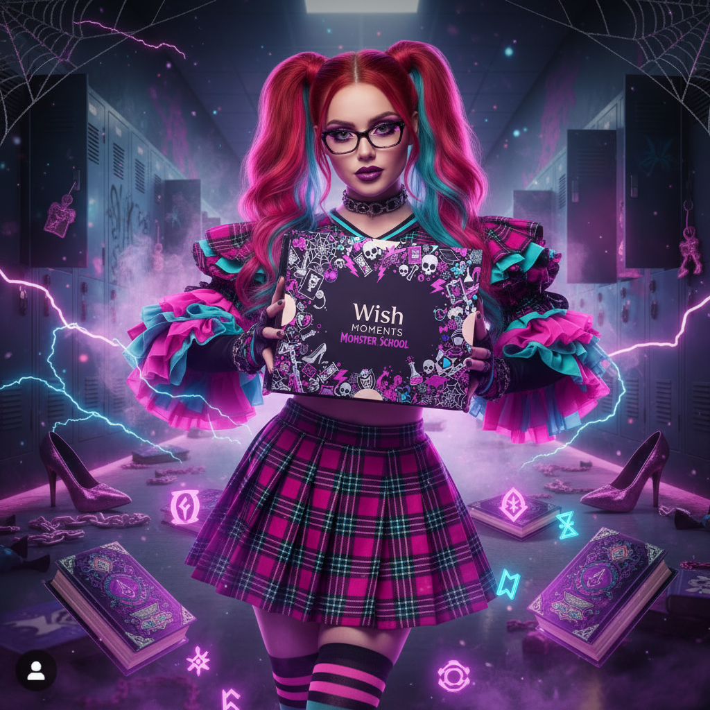 🕸️💜 WISH MOMENTS – MONSTER SCHOOL EXPERIENCE