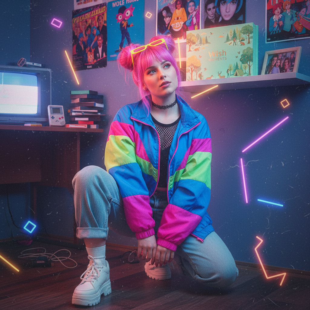 90s Nostalgia Dreamshot – Deine Zeitreise zurück in die coolste Ära aller Zeiten