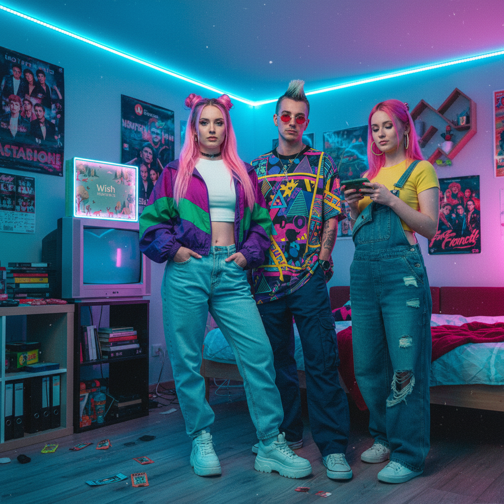 90s Nostalgia Dreamshot – Deine Zeitreise zurück in die coolste Ära aller Zeiten