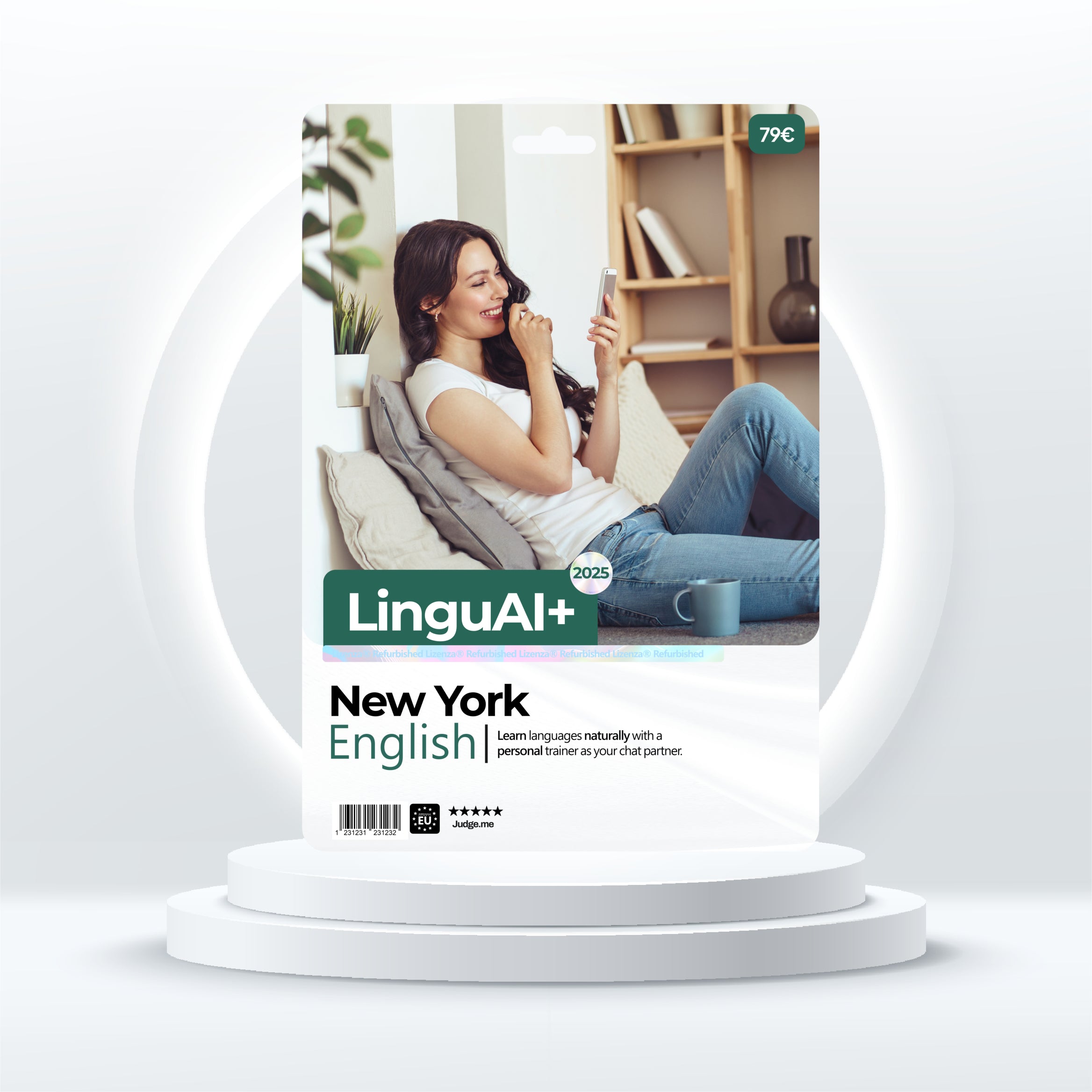 LinguAI - New York English, interactive language learning with a personal AI chat partner.