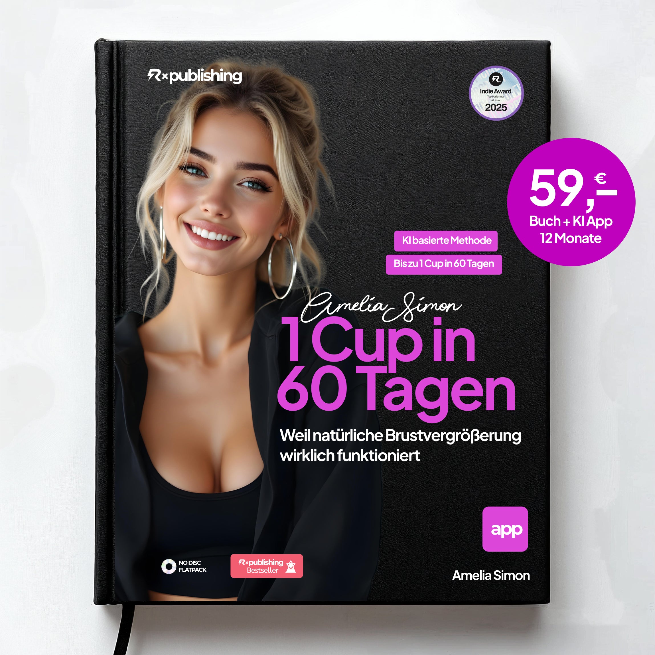 Natural Curves+ APP. +1 Cup in 60 Tagen. Natürliche Brustvergrößerung