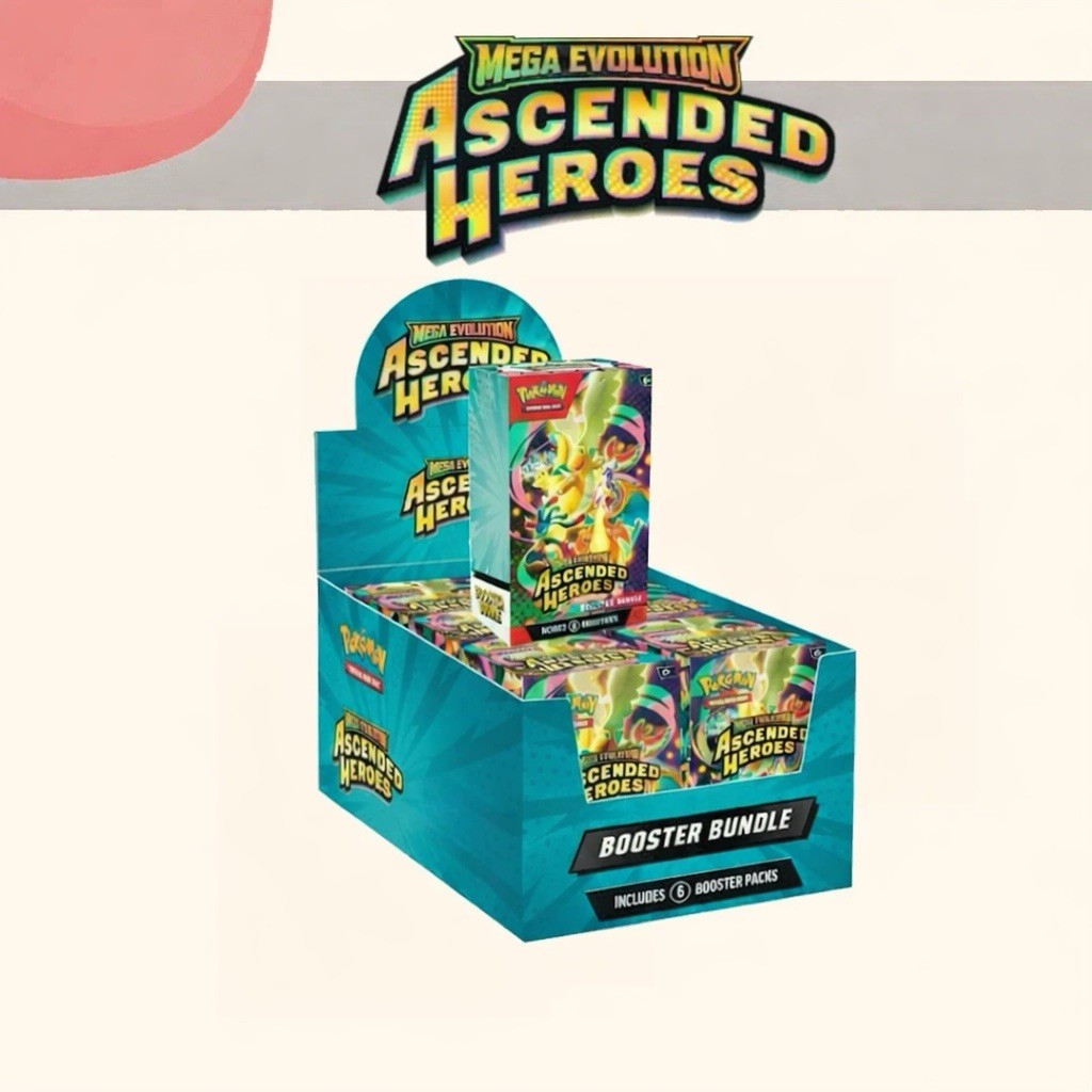 PREORDER Pokémon Ascended Heroes ENGLISH Boosterbundle Display *SEALED*