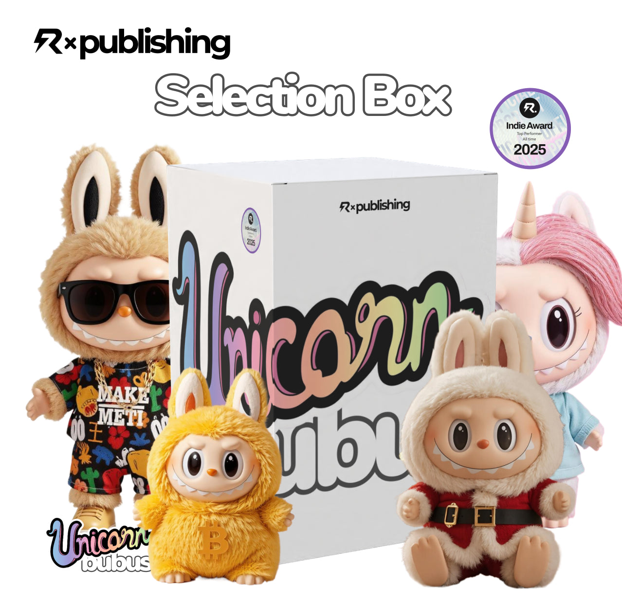 Viraler Hit! Unicorn Bubus - KI Buddy. Bad Edition. Selection Box. Limitiert