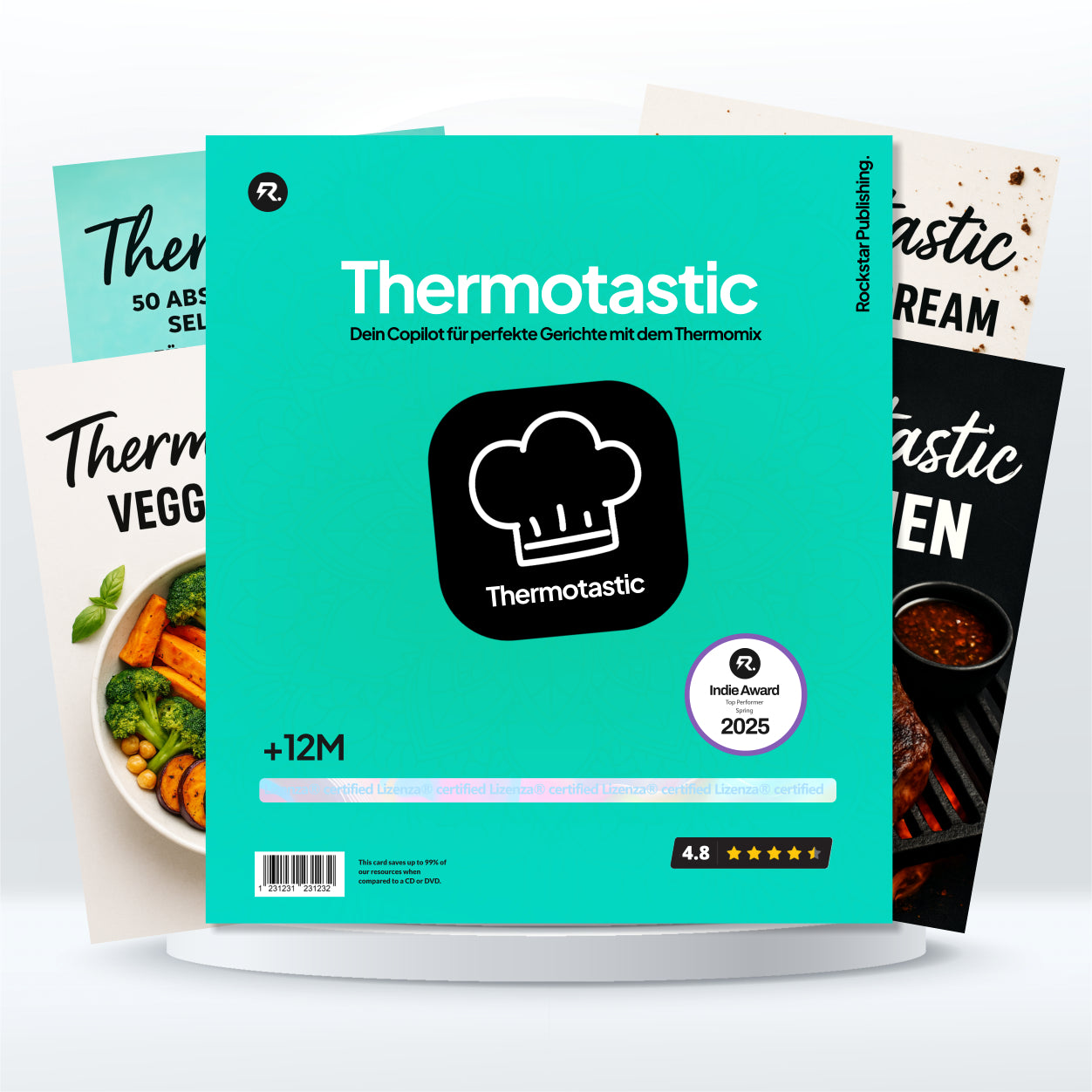 Thermotastic – Die Rezepte KI App für deinen Thermomix. 220.000 Rezepte. 3 Jahre lang inkl. Blitzrezepte Bestseller