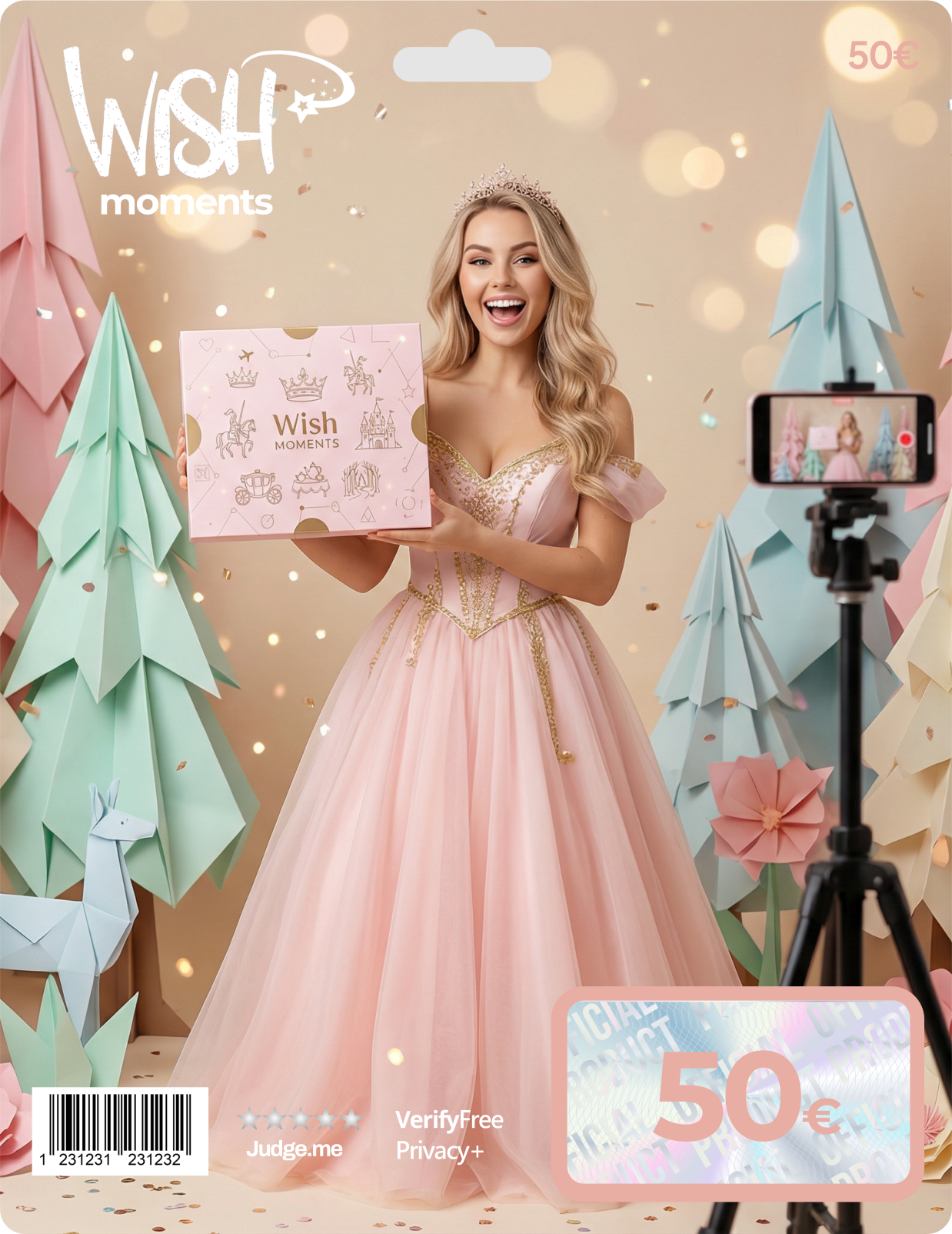 Wish Moments Gutscheinkarte